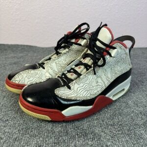 Jordan Two 3 Basketball Shoes Sneakers White Black Red Mens Size 8